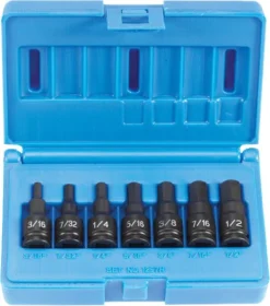 Grey Pneumatic 1297H 3/8" Impact Hex Driver Set