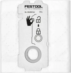 Festool 204308 Self-Cleaning Filter Bag 5-Pack