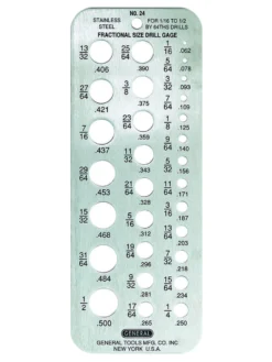 General 24 Drill Gauge