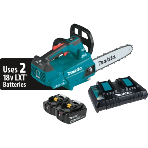Makita XCU08PT 36V (18V X2) LXT Brushless 14" Top Handle Chain Saw Kit