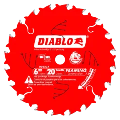 Diablo D0620X 6" X 20 Tooth Framing Saw Blade