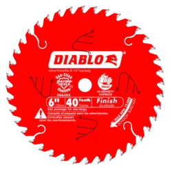 Diablo D0640X 6" X 40 Tooth Finish Saw Blade