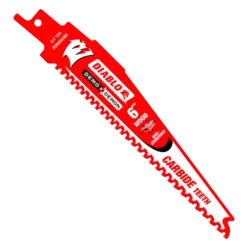 Diablo 6" Carbide-Tipped Reciprocating Saw Blades For Nail-Embedded Wood