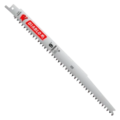 Diablo 9" Fleam Ground Reciprocating Saw Blades For Clean Wood & Pruning