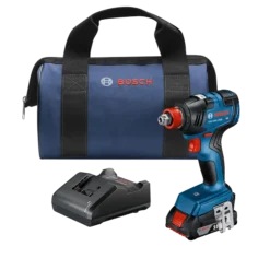 Bosch GDX18V-1800B12 18V EC Brushless Freak 1/4" And 1/2" Two-In-One Bit/Socket Impact Driver Kit
