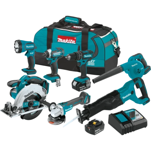 Makita XT706 18 Volt LXT 7-Tool Cordless Combo Kit