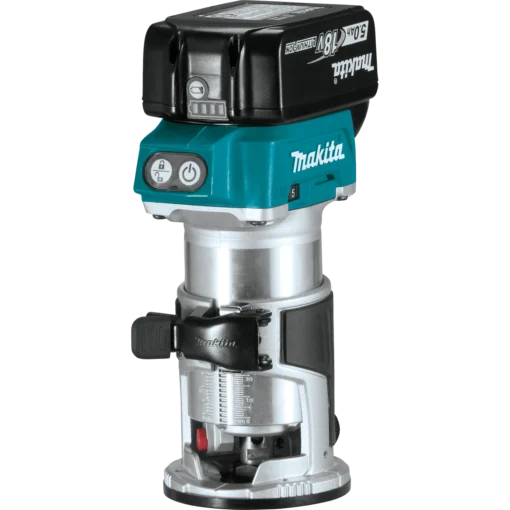 Makita XTR01T7 18V LXT Compact Cordless Router Kit - Image 2