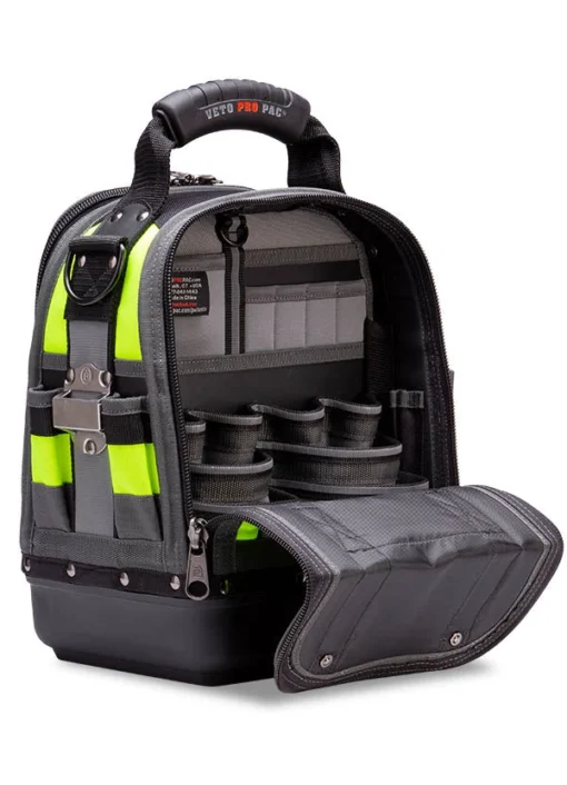 Veto Pro Pac TECH-MCT HI-VIZ YELLOW Compact Tool Bag - Image 3