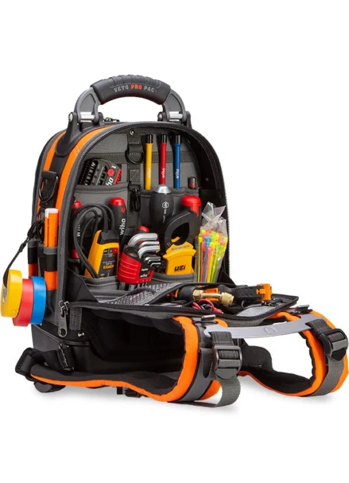 Veto Pro Pac Tech Pac MC Hi-Viz Orange Tool Bag - Image 2