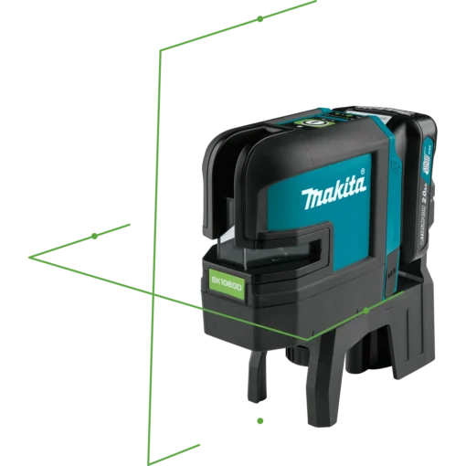 Makita SK106GDNAX 12V Max CXT Cordless Cross-Line/4-Point Green Beam Laser Kit - Image 2